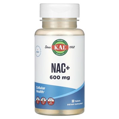 KAL, NAC+, 600 mg, 30 Tablets