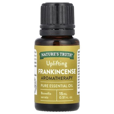 Prawda natury, czysty olejek eteryczny, podnoszący na duchu kadzidło, 0,51 fl oz (15 ml) Prawda natury, czysty olejek eteryczny, podnoszący na duchu kadzidło, 0,51 fl oz (15 ml)