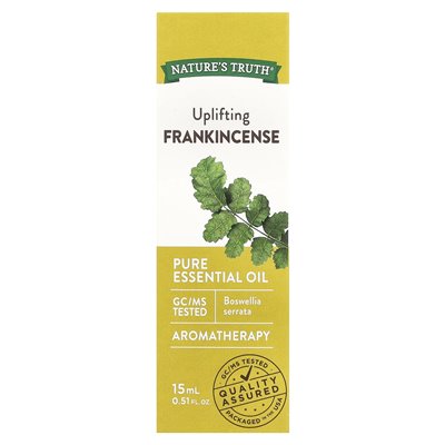 Prawda natury, czysty olejek eteryczny, podnoszący na duchu kadzidło, 0,51 fl oz (15 ml) Prawda natury, czysty olejek eteryczny, podnoszący na duchu kadzidło, 0,51 fl oz (15 ml)