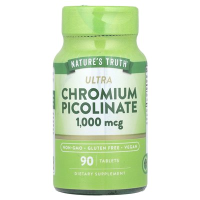 Nature's Truth, Ultra Chromium Picolinate, 1,000 mcg, 90 Tablets