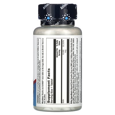 KAL, Ultra Biotin, Activmelt, Mixed Berry, 10.000 mcg, 60 Mikrotabletten