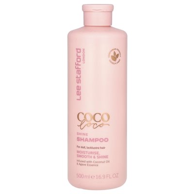 Lee Stafford, Coco Loco, Shine Shampoo, dla matowych, bezbłędnych włosów, 16,9 fl oz (500 ml)