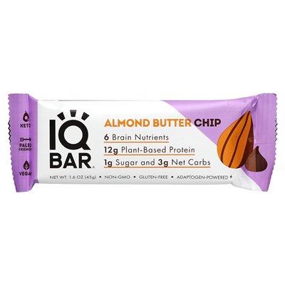 IQBAR, Plant Protein Bar, Muster Master Chip, 12 barów, 1,6 uncji (45 g)