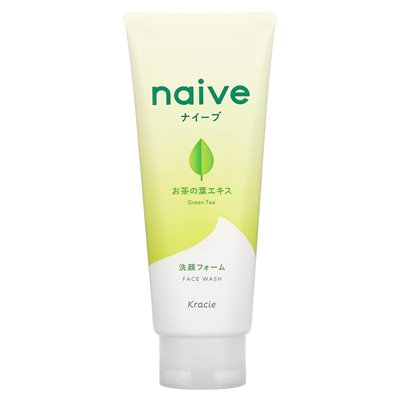 Kracie, Naive, Face Wash, Green Tea, 4.5 oz (130 g)