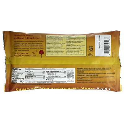 Lily's Sweets, Backchips aus dunkler Schokolade, 9 oz (255 g)
