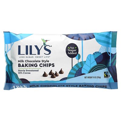 Lily's Sweets, Chips, Milk Chocolate Style, 9 uncji (255 g)