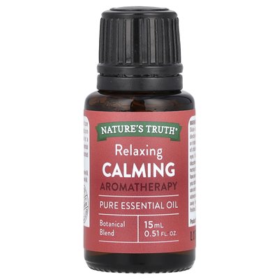 Nature's Truth, Pure Essential Oil, Relaxing Calming, 0.51 fl oz (15 ml) Nature's Truth, Pure Essential Oil, Relaxing Calming, 0.51 fl oz (15 ml)
