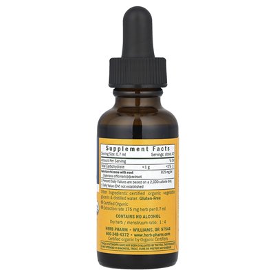 Herb Pharm, Baldrian, alkoholfrei, 1 Fl Oz (30 ml)