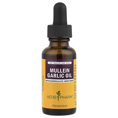Herb Pharm, Mullein Garlic Oil z Calentula and St. John's Wort, 1 Fl Oz (30 ml) Herb Pharm, Mullein Garlic Oil z Calentula and St. John's Wort, 1 Fl Oz (30 ml)