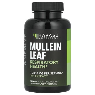 Havasu Nutrition, Mullein Leaf, 90 kapsułek