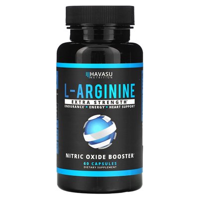 Havasu Nutrition, L-Arginina, Extra Moc, 60 Kapsułek