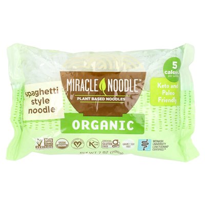 Miracle Noodle, Organic Spaghetti Style Style, 7 uncji (200 g) Miracle Noodle, Organic Spaghetti Style Style, 7 uncji (200 g)