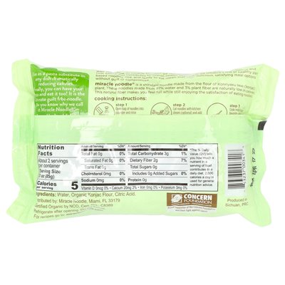 Miracle Noodle, Organic Spaghetti Style Style, 7 uncji (200 g) Miracle Noodle, Organic Spaghetti Style Style, 7 uncji (200 g)