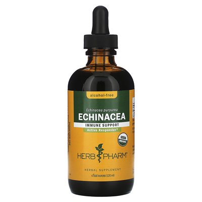 Herb Pharm, Echinacea, bez alkoholu, 4 fl oz (120 ml)