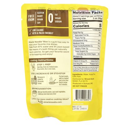 Miracle Noodle, Reis-Art, 7 oz (200 g)