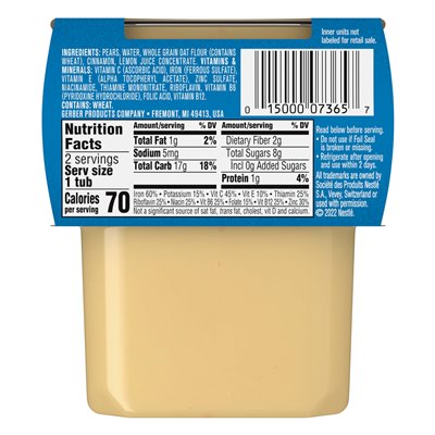 Gerber, Naturalne dla Dziecka, Zboża & Wzrost, 2nd Foods, Perła Cynamonowa Owsianka, 2 Pak, 4 oz (113 g) Każdy Gerber, Naturalne dla Dziecka, Zboża & Wzrost, 2nd Foods, Perła Cynamonowa Owsianka, 2 Pak, 4 oz (113 g) Każdy