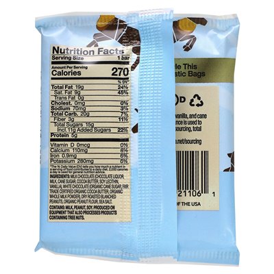 Endangered Species Chocolate, Fudgy Peanut Masher, 48% Cocoa Milko Chocolate, 1.6 oz (45.3 g)