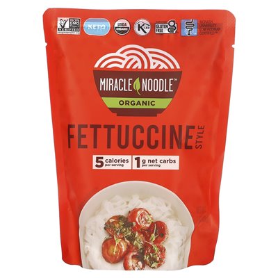 Miracle Noodle, Bio-Fettuccine-Stil, 7 oz (200 g) Miracle Noodle, Bio-Fettuccine-Stil, 7 oz (200 g)