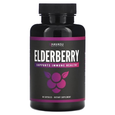 Havasu Nutrition, Elderberry, 60 kapsułek
