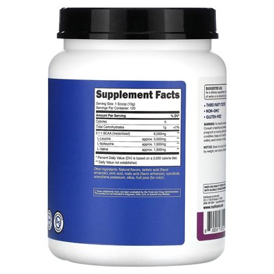 Nutricost, Performance, BCAA, Grape, 2.5 lb (1,164 g) Nutricost, Performance, BCAA, Grape, 2.5 lb (1,164 g)