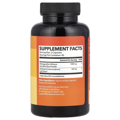 Havasu Nutrition, Ashwagandha, 90 Capsules