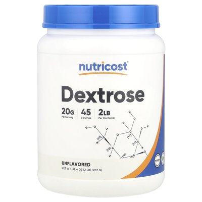 Nutricost, Dextrose, unschlagbar, 2 lbs (907 g)