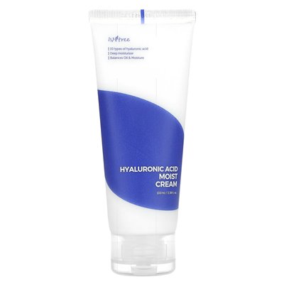 Isntree, kwas hialuronowy, wilgotny krem, 3,38 fl oz (100 ml)