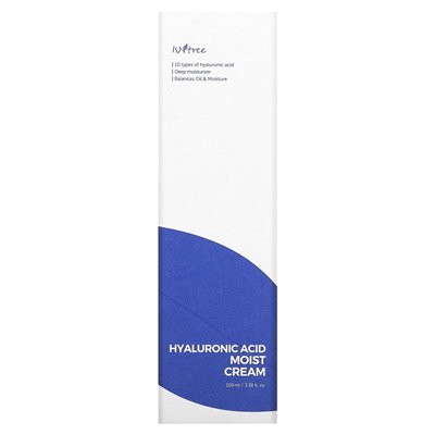 Isntree, kwas hialuronowy, wilgotny krem, 3,38 fl oz (100 ml)