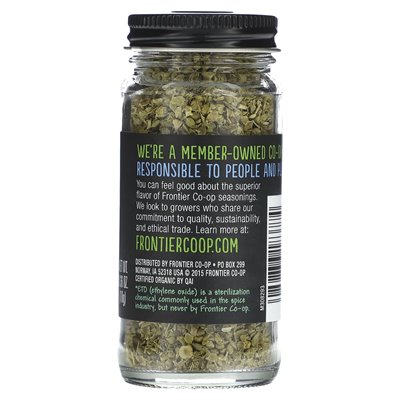 Frontier Co-Op, Organic Oregano Leaf, 0,36 uncji (10 g)