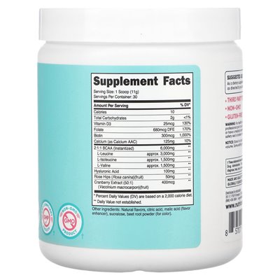 Nutricost, Women, BCAA, Strawberry Lemonade, 11,6 uncji (330 g)