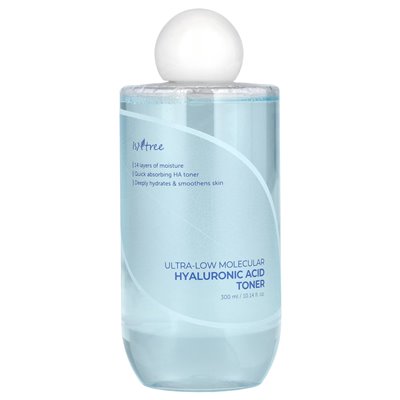 Isntree, Ultra-Low Molecular Weight Hyaluronic Acid Toner, 10.14 fl Oz (300 ml)