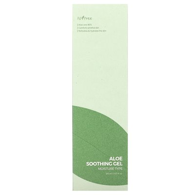 Isntree, aloesowy żel, rodzaj wilgoci, 5,07 fl oz (150 ml)