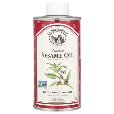 La Tourangelle, Toasted Sesame Oil, 16,9 Fl Oz (500 ml)