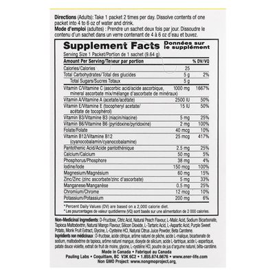 Ener-C, Multivitamin Drink Mix, Peach, 30 Packs, 0.3 oz (9.64 g)