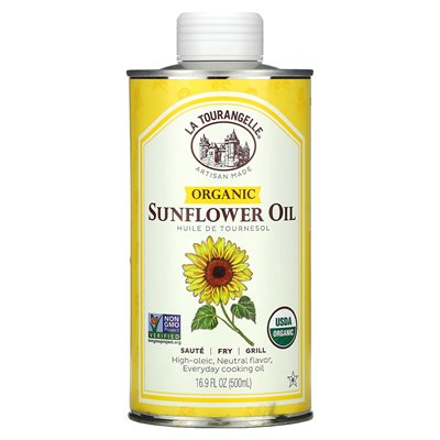 La Tourangelle, Organiczny olej słonecznikowy, 16,9 Fl Oz (500 ml) La Tourangelle, Organiczny olej słonecznikowy, 16,9 Fl Oz (500 ml)