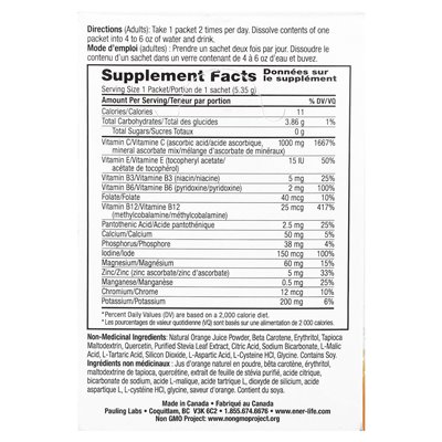 Ener-C, Multivitamin-Getränkemix, zuckerfrei, Orange, 1000 mg, 30 Päckchen, je 0,2 oz (5,35 g) Ener-C, Multivitamin-Getränkemix, zuckerfrei, Orange, 1000 mg, 30 Päckchen, je 0,2 oz (5,35 g)