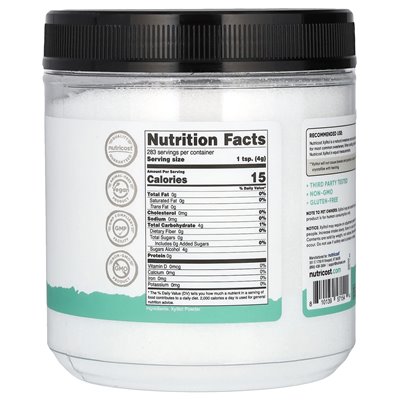 Nutricost, Pantry, Xylitol-Pulver, Süßstoff auf pflanzlicher Basis, 2,5 lbs (1134 g)