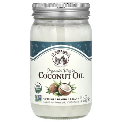 La Tourangelle, Organic Virgin Coconut Oil, 14 Fl Oz (414 ml) La Tourangelle, Organic Virgin Coconut Oil, 14 Fl Oz (414 ml)