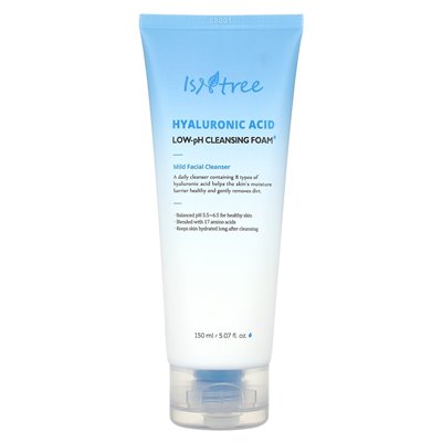 Isntree Hyaluronic Acid Low Strength Cleansing Foam 5.07 fl oz (150 ml)