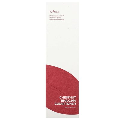 Isntree, kasztan BHA 0,9% Clear Toner, 6,76 fl oz (200 ml)