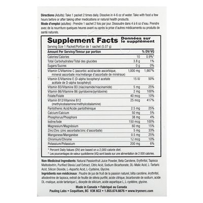 Ener-C, Vitamin C, Multivitamin-Getränkemix, zuckerfreie Passionsfrucht, 1000 mg, 30 Päckchen, 0,2 oz (5,07 g)