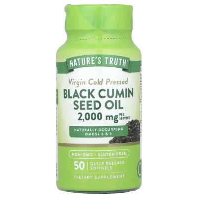 Nature's Truth, Black Cumin Seed Oil, 2000 mg, 50 Soft Serves (1000 mg per soft)