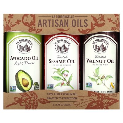 La Tourangelle, Lat Favorites Trio Artisan Oils, 3 Stück, 8,45 oz (250 ml)