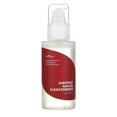 Isntree, Chestnut Aha 8 % klare Essenz, 100 ml (3,38 fl. oz.) Isntree, Chestnut Aha 8 % klare Essenz, 100 ml (3,38 fl. oz.)