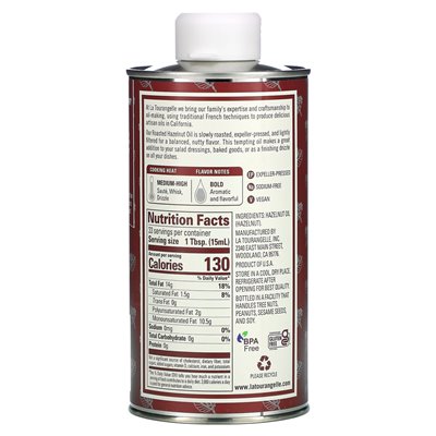 La Tourangelle, geröstetes Walnussöl, 16,9 fl oz (500 ml)
