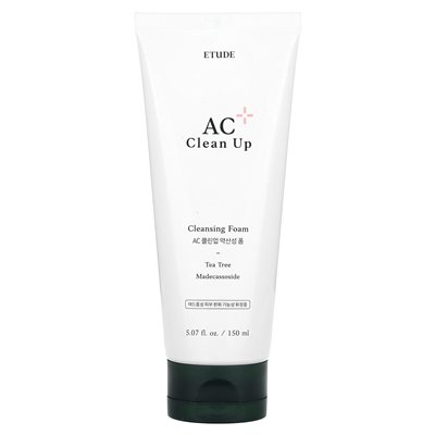 Etude, AC Clean Up, Cleansing Foam, 5.07 fl oz (150 ml)