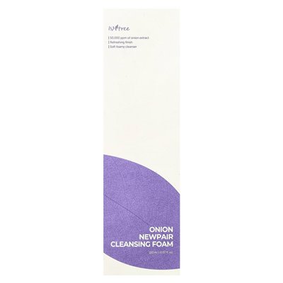 Isntree, cebulowa nowa pianka oczyszczająca, 5,07 fl oz, (150 ml) Isntree, cebulowa nowa pianka oczyszczająca, 5,07 fl oz, (150 ml)