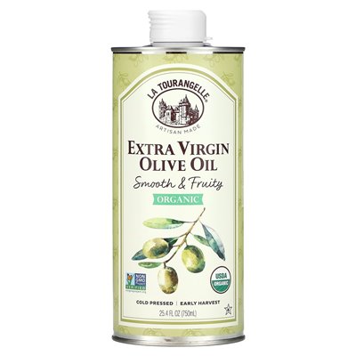 La Tourangelle, Bio-Olivenöl extra vergine, sanft und fruchtig, 25,4 Fl Oz (750 ml)