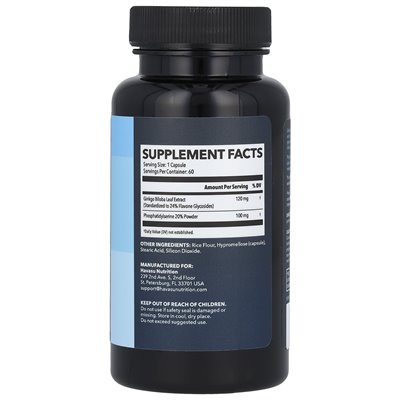 Havasu Nutrition, Ginkgo Biloba, 60 kapsułek
