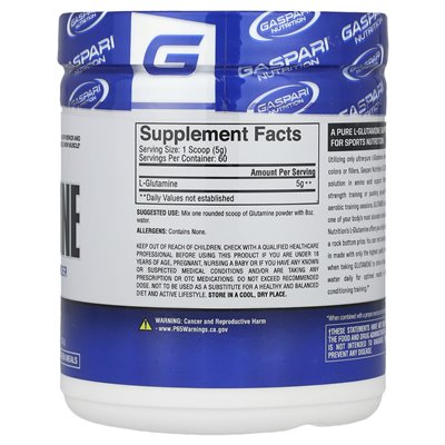 Gaspari Nutrition, glutamina, niezmożone, 10,58 uncji (300 g) Gaspari Nutrition, glutamina, niezmożone, 10,58 uncji (300 g)